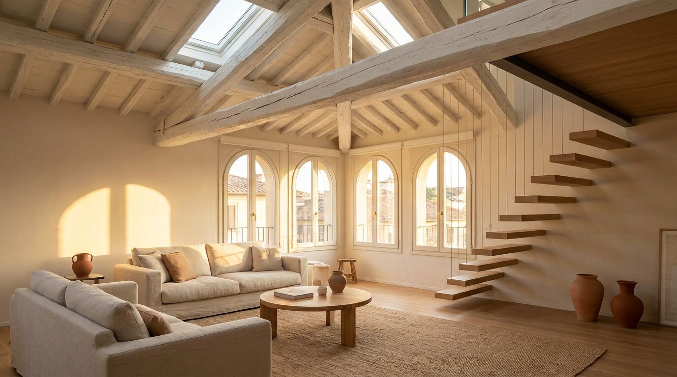 Attico Torre Guinigi — interno