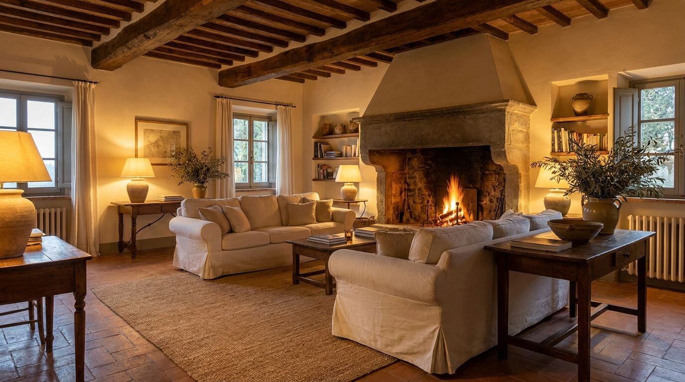 Casale degli Ulivi — interno