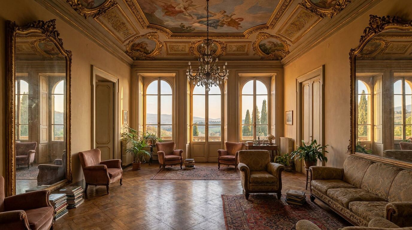 Villa dei Cipressi — interno