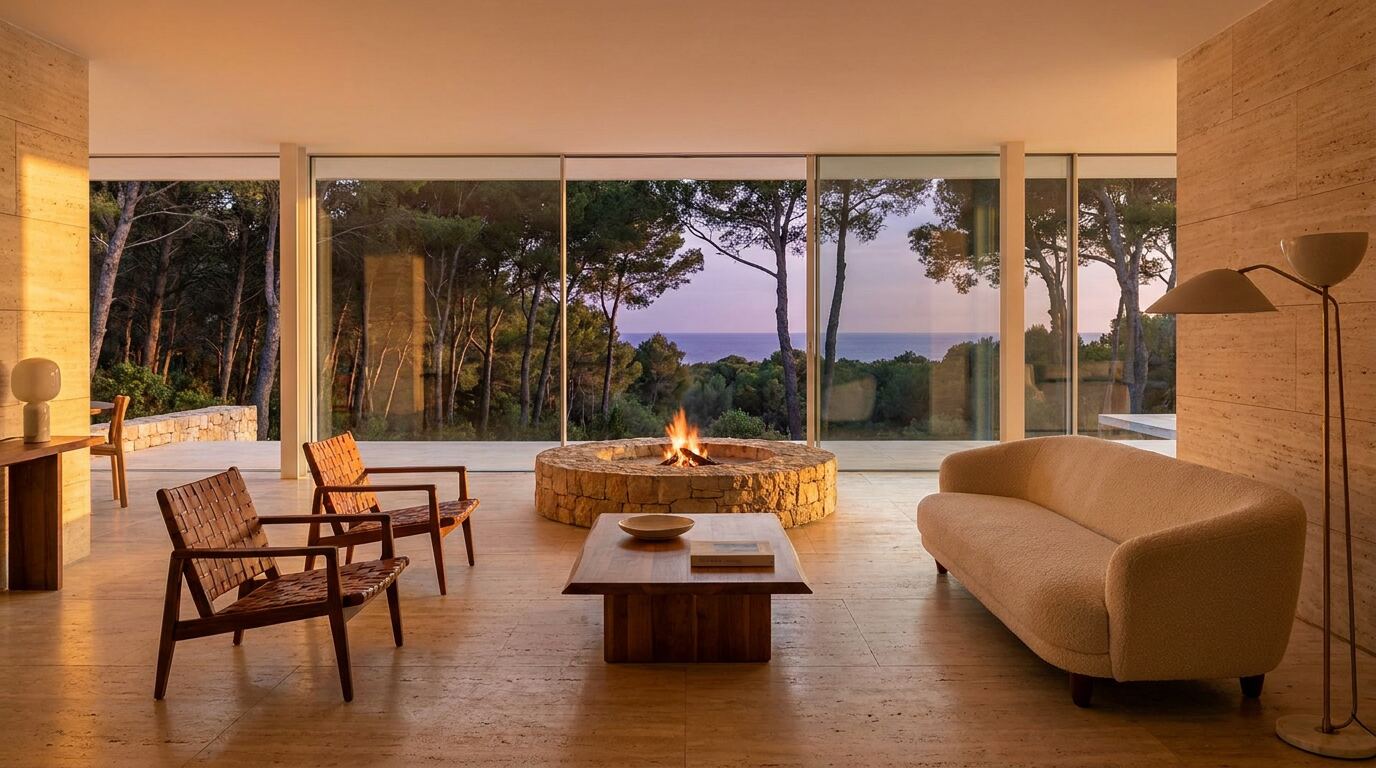 Villa del Pennino — interno